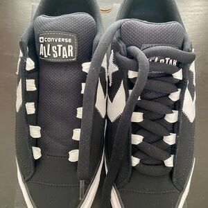 Converse Black and White Athletic Shoes